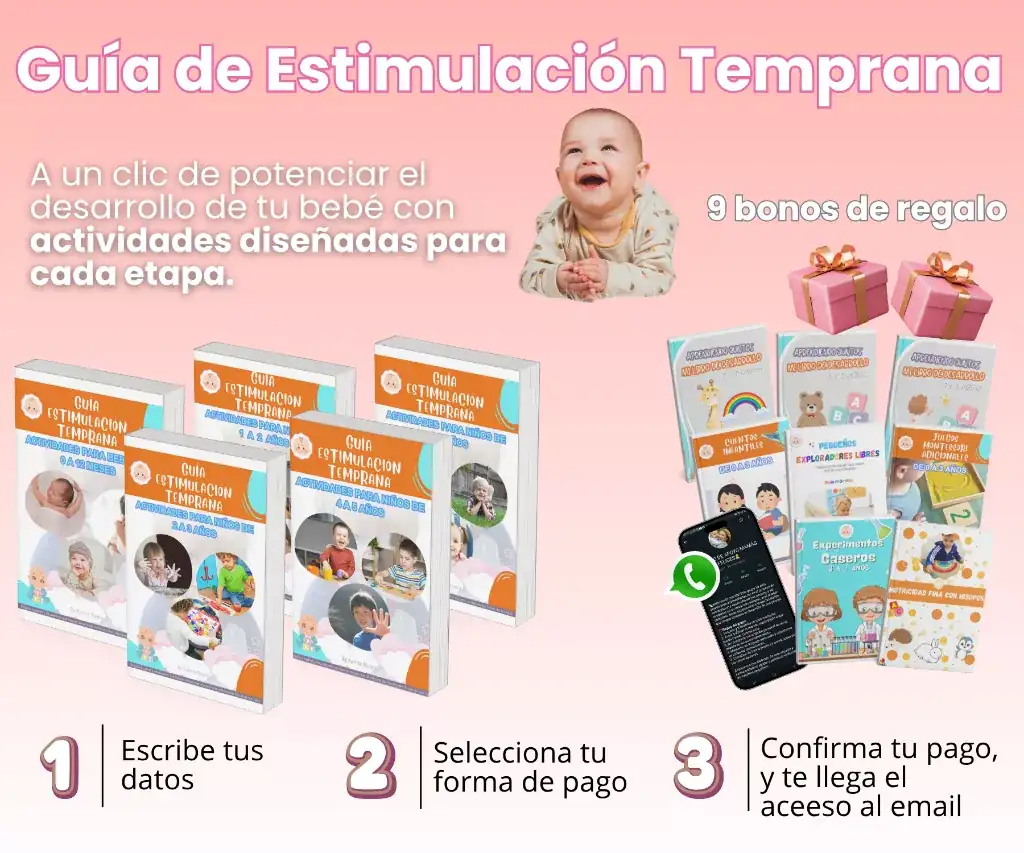 Guías de Estimulación en Casa de 0 a 5 Años y Bonos de Regalo